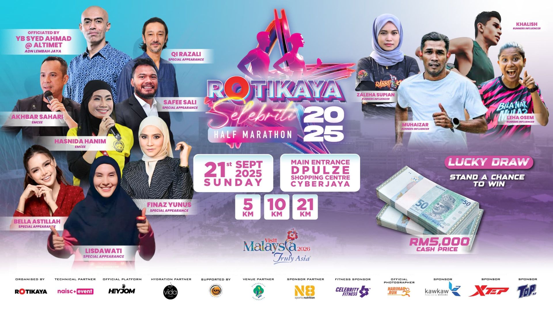 Rotikaya Selebriti Half Marathon 2025